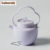 Mushan Purple High-handled Teapot Japanese Tea Infuser Pot Tea Brewing Kettle With Strainer Teaware Supplies Decoration Craft