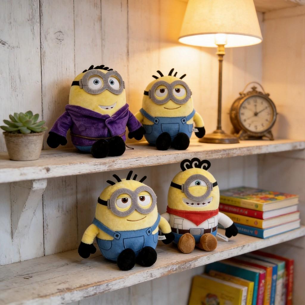 Minions And Monsters Plush Toy With Short Pile Cotton For Kids And Collectors