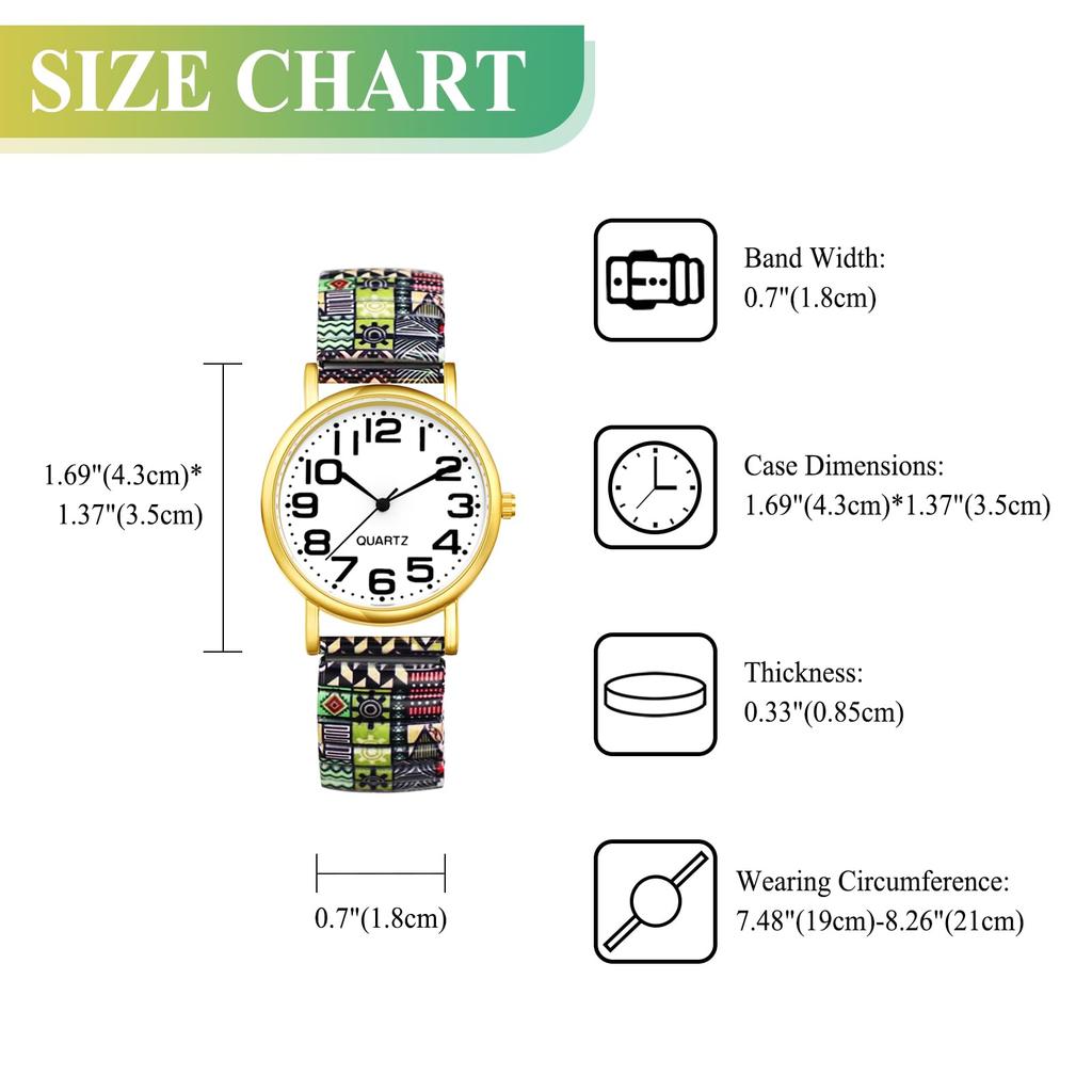 Cute One Size Fits Stylish Analog Stainless Steel Waterproof Quartz Fashion Accessory Perfect Gift for Bohemian-style Women's Watch, All Display,