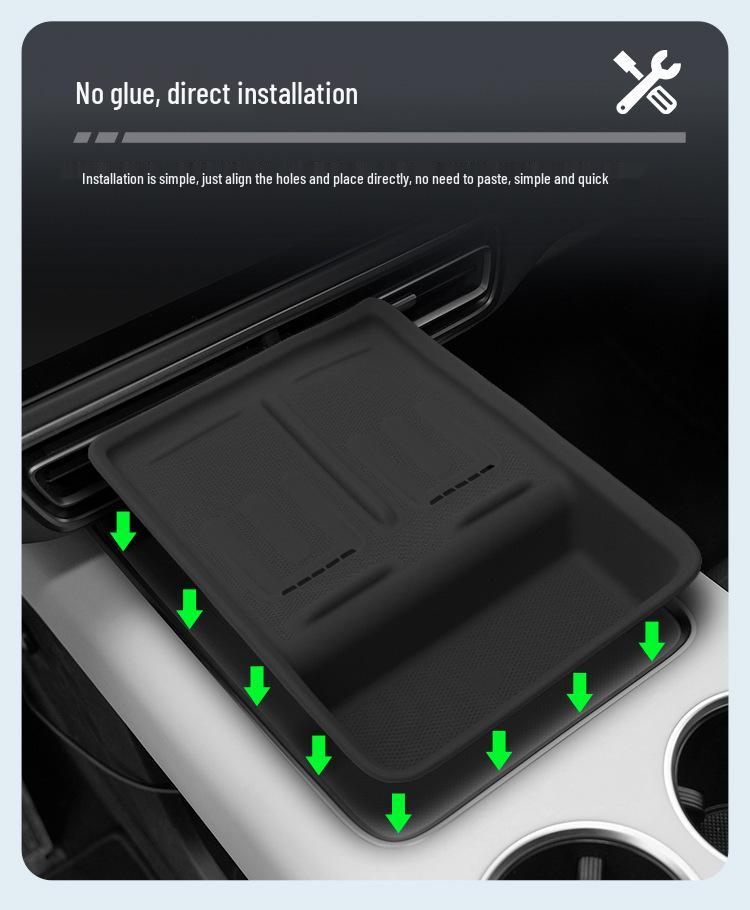 Ideal MEGA Center Console Wireless Charging Anti-Slip Silicone Pad for Car Interior Protection