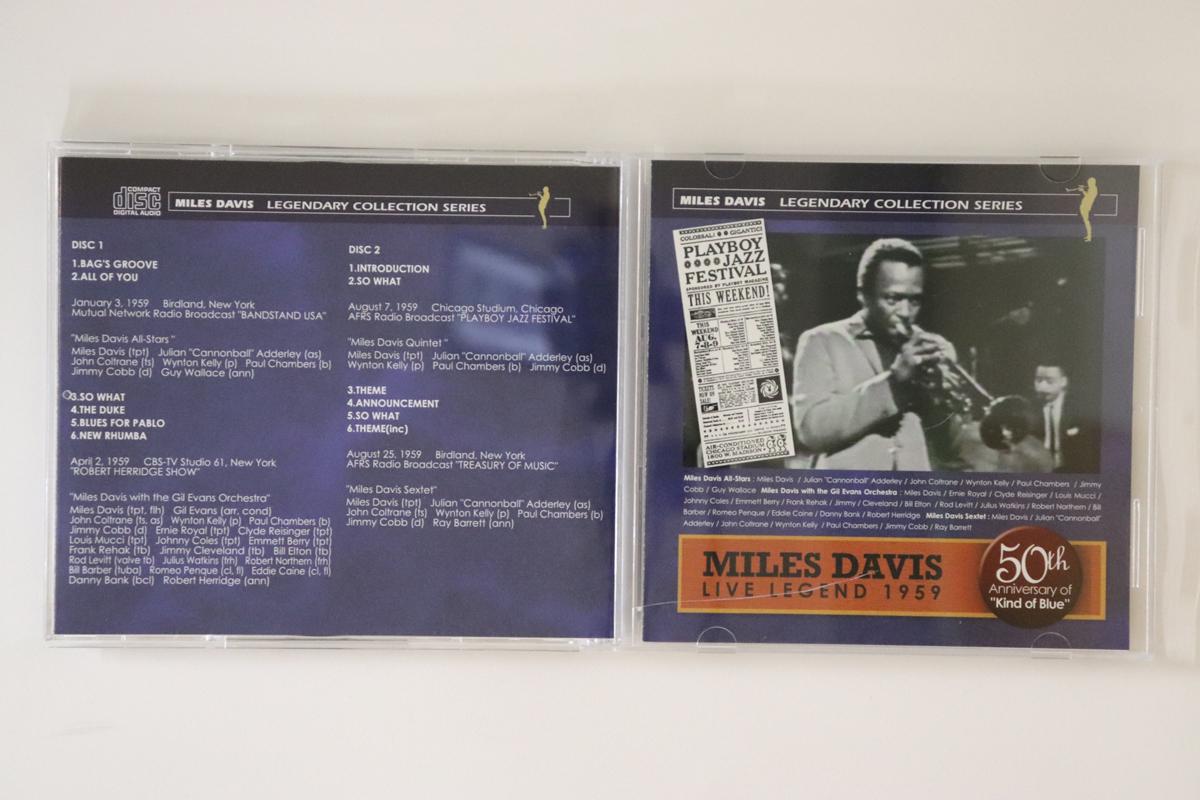 

CD МАЙЛЗ ДЭВИС Живая легенда 1959 НЕТ MEGADISC Япония Джаз Б/У