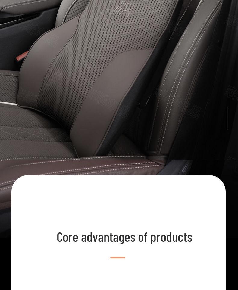 Luxury Sports Seats for BYD Han EV DMi with Memory Foam Neck Pillow & Backrest