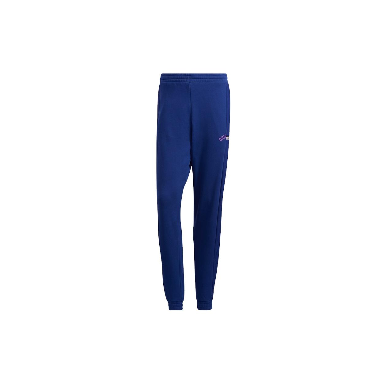 Men s adidas originals Mr Sweatpant Casual Breathable Sports Bundle Feet Long Pants/Trousers Blue HC0360 XL