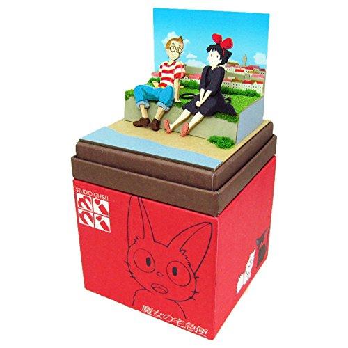 Sankei Studio Ghibli Mini Kiki's Delivery Service Tombo and Kiki Non-Scale Paper Craft MP07-85