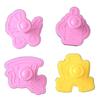 Tool Fondant Cutter 4Pcs/Lot Kitchen Tool Embossing Cookie Mold Cake Mold Baby Toy Mold Cutter Tool