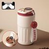Temperature-Sensitive Coffee Thermos with Lanyard & Drink Switch