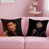 Popular Jji Chang Wookable Cushion Cover Soft  EasyWash Pillow Case  Versatile for Couch Bed Travel and Office