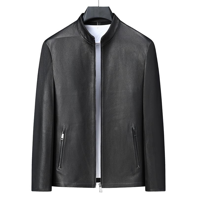 Куртки из натуральной кожи для мужчин на осень и зиму — фото 6