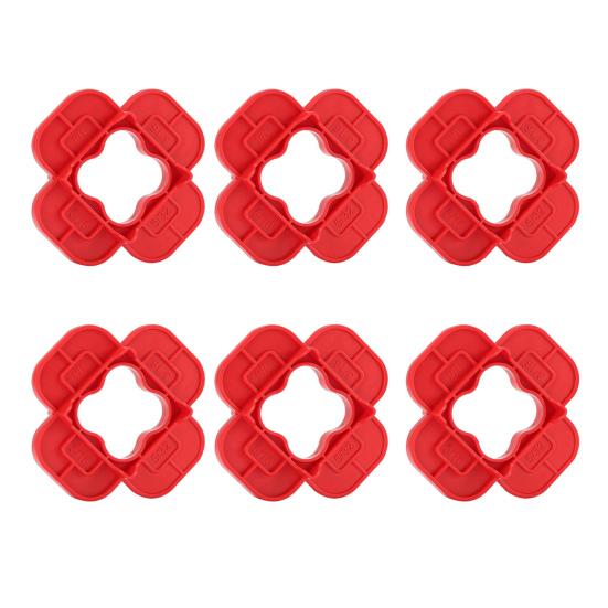 Deck Gasket 1 Spacer Tool 4-in-1 Multi-Size Floor Spacers Hardwood Floor Spacing Tool Anti-corrosive Wood Spacer Tool