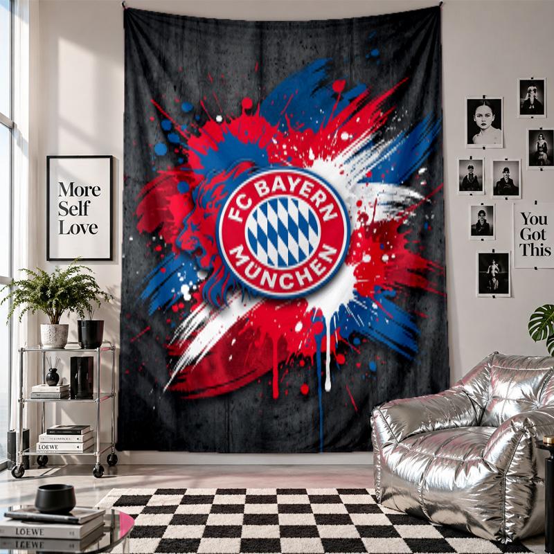 Arazzo da Parete Bayern Monaco Decorazione per la Casa Tessuto da Appendere a Parete per Camera da Letto Soggiorno Sfondo