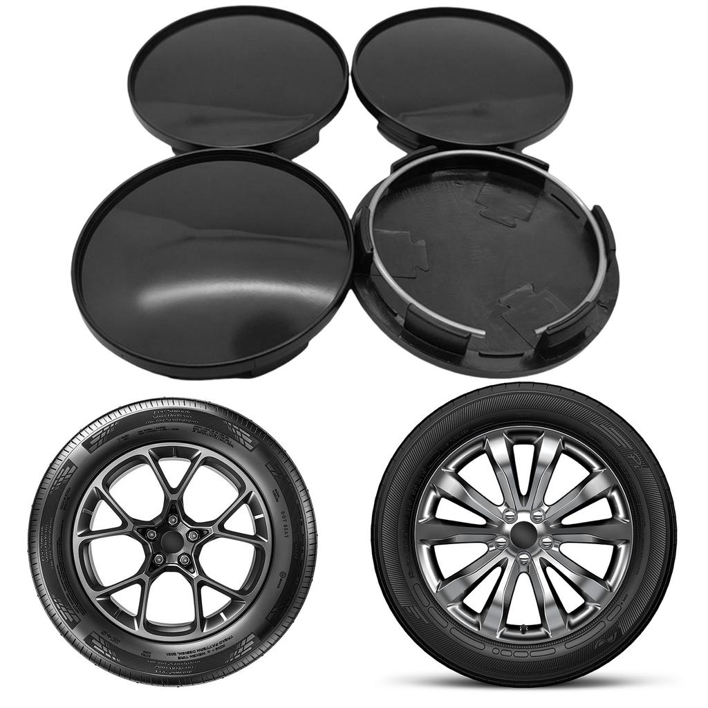 Dekielki na piasty kół samochodowych ABS Pokrywy centralne piast kół samochodowych Akcesoria do modyfikacji piast kół 4 szt. dla pojazdów ciężarowych