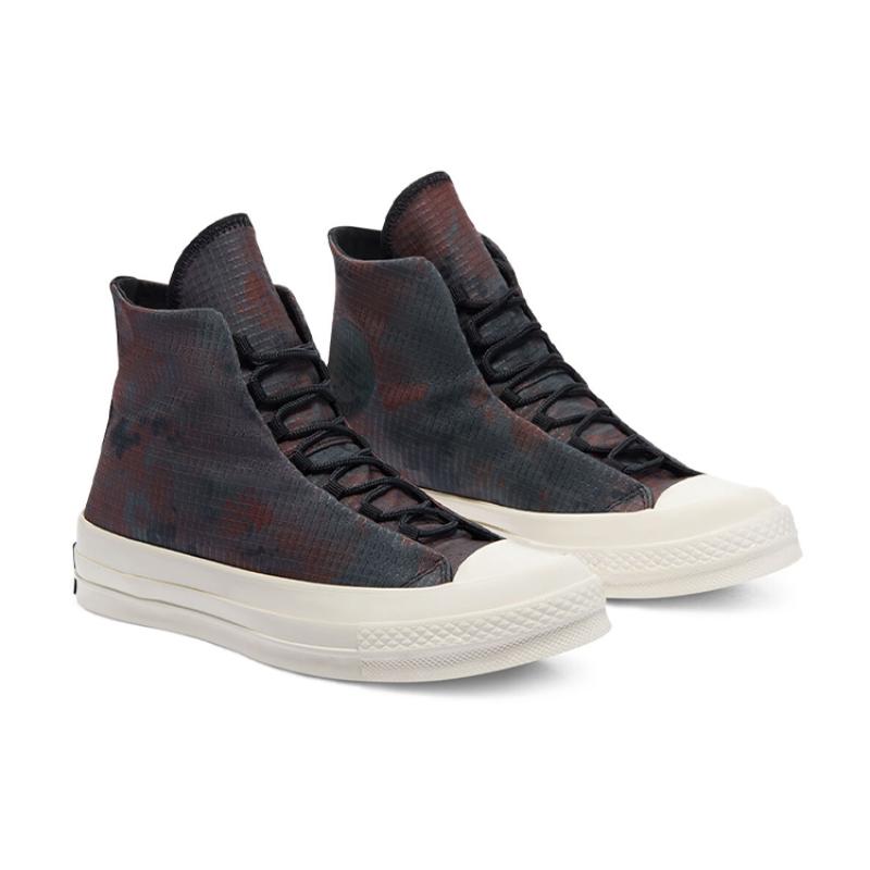 Converse Chuck Taylor All Star 1970s High Top Vintage Versatile High Top Espadrilles Unisex Black Grey