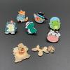 Creative Alloy Animal Brooch: Versatile Little Dinosaur and Fox Accessories for Clothing, Shoes, and Bags