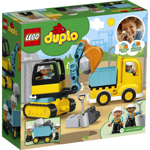 LEGO Duplo Truck and Excavator Toys Present Birthday Blocks Educational Christmas Boys Girls Children 1 and a Half Years Old 2 Years Old 4 Years Old I