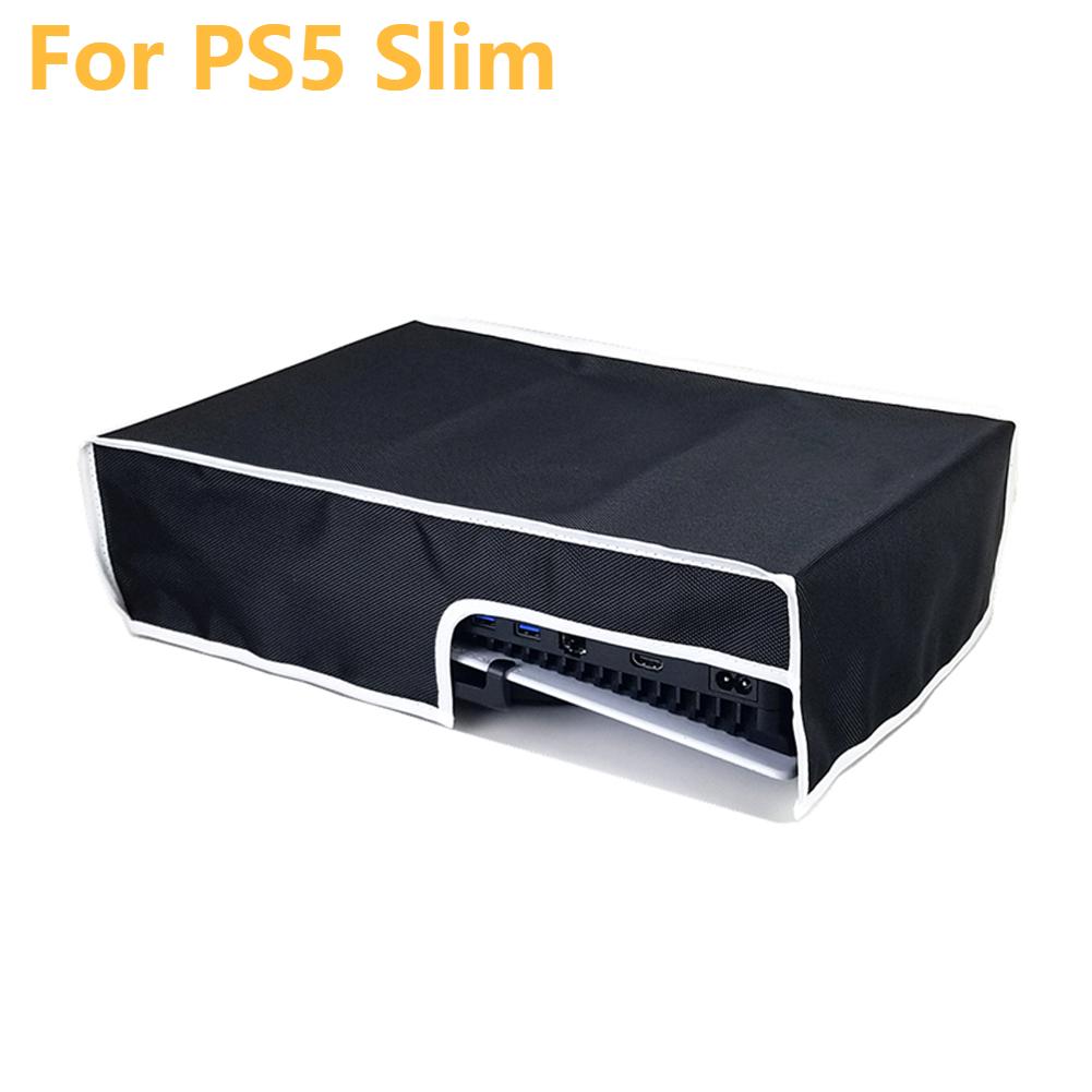 For PS5 Slim Vertical/Horizontal Dust Cover Anti-Scratch Protector Waterproof Dustproof Cover Sleeve for Playstation 5 Slim/PS5