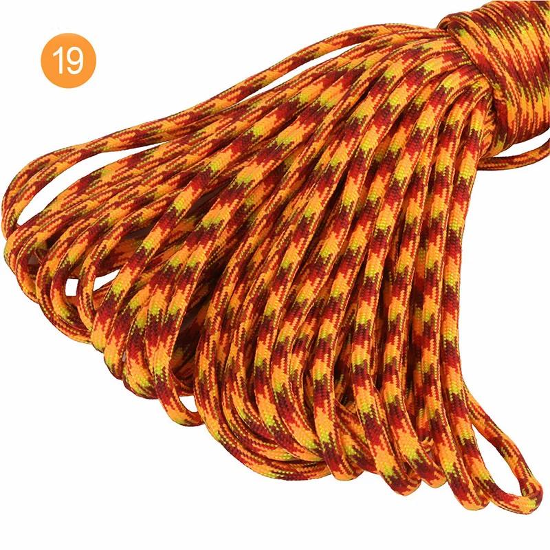 5/10/20M 5mm Parachute Cord 7 Core Strand Ropes Camping Tent Rope for Outdoor Bundling Bag Climbing Cords DIY Material