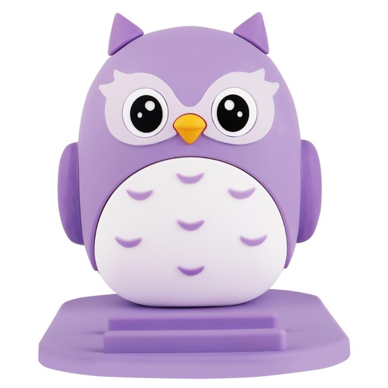 

Foldable Phone Holder Rack With Cute Owl Designing Adjustable Stand For Desk Travel Office Use Watching Videos And Calls 1