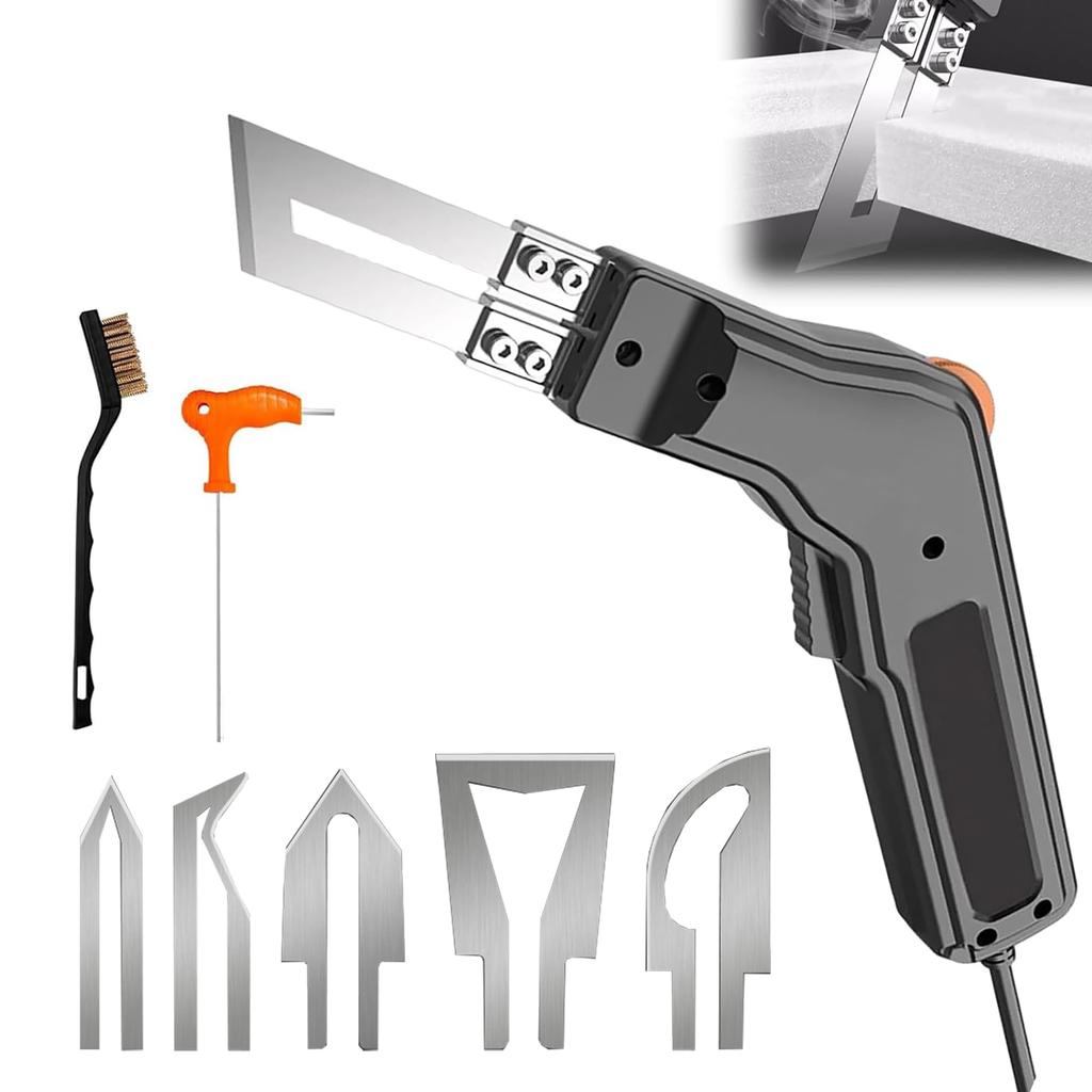 DFIXIT 300W Hot Hot Styrofoam Temperature for Cutting and Styrofoam Type Cutter, Knife, Cutter, 3-Second Heat, 50-600°C Control, 110V, Nylon, Fabric,