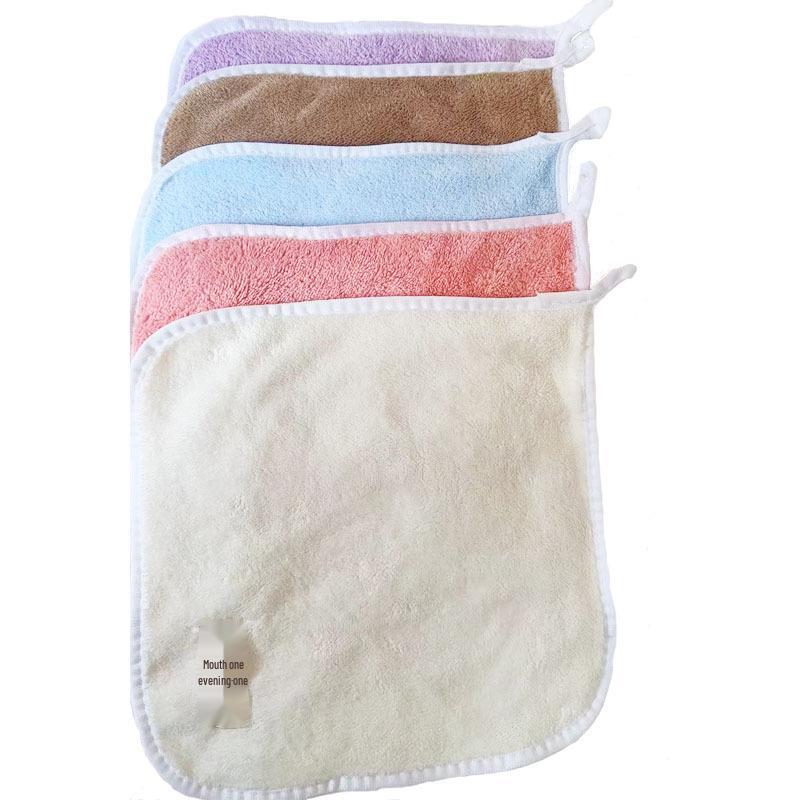 

Large Absorbent Non-stick Oil Lint-Free Kitchen Dishcloth with Hanging Rope 25x25 cm красный