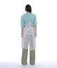 Partimento Woman Floral Pleated Sheer Midi Dress_White