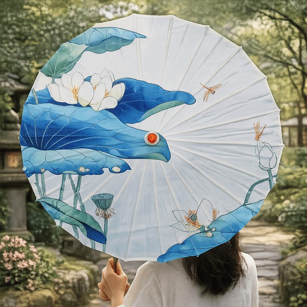 70 cm Silk Cloth Women Umbrella Chinese Style Chinese Oil Paper Umbrella  Party