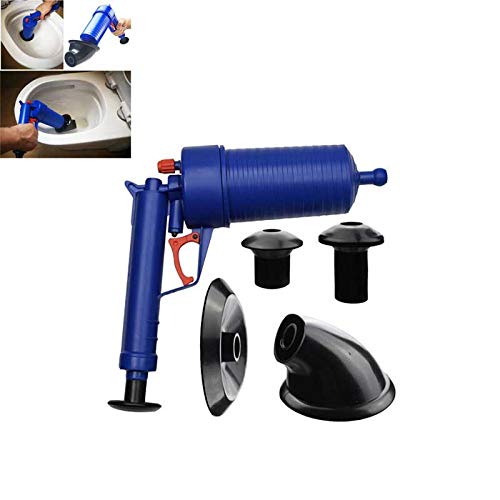 zmart High-Pressure Air Pump with Rubber Cup for Sink Pipe Clog Removal in Toilets, Bathrooms, Kitchens, and Lavatory