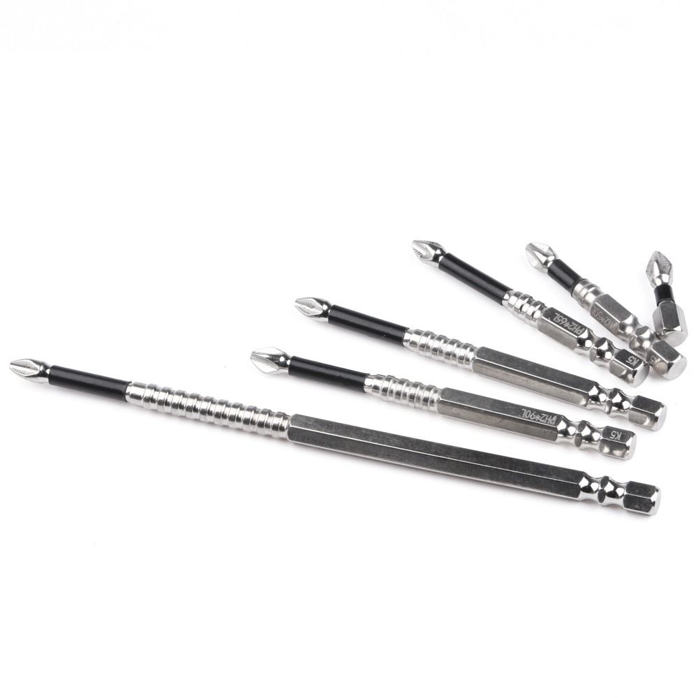 K5 Non-slip Impact Phillips Screwdriver Bit Strong Magnetic Cross Drill Bit Portable Driver Bit