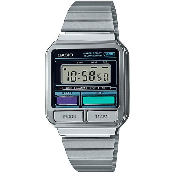 

CASIO A120WE-1AJF [Стандартные часы с мотивом «Многоцветный дизайн»]