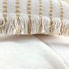 Fresh Knitted Striped Tassel Home Sofa Pillowcase Nordic Striped Minimalist Pillowcase Cojines Decorativos 45cm