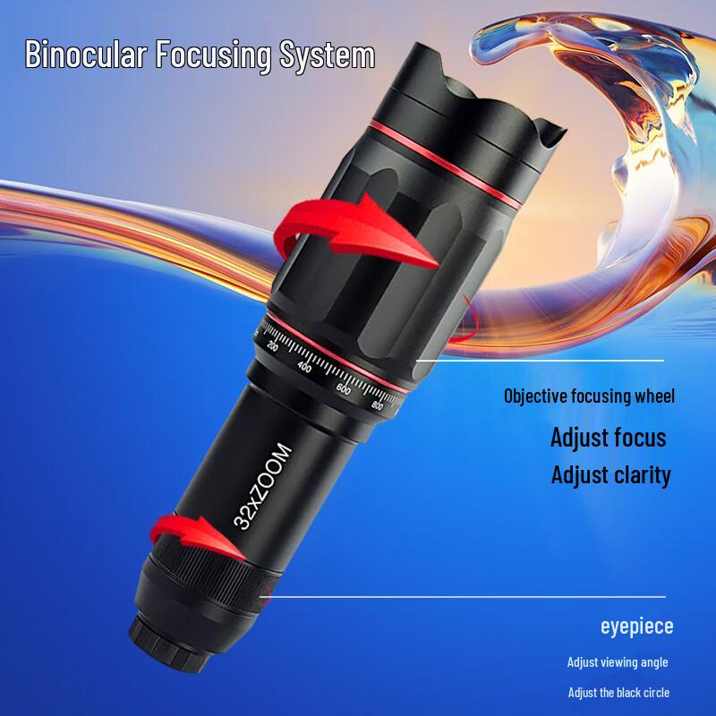 

Kunguang 32x High Magnification Monocular Telescope Kit 1