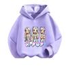 Kids' Retro Anime K-Pop Hoodie - Long Sleeve, Spring/Autumn Casual Wear for Boys & Girls