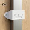 Corrosion Resistant Downspout Clip 4/8Pcs Aluminum Alloy Bracket Powder Coated Wall Mount Rain Gutter Installation Accessories Straps 2 X 3 Inch Pipe