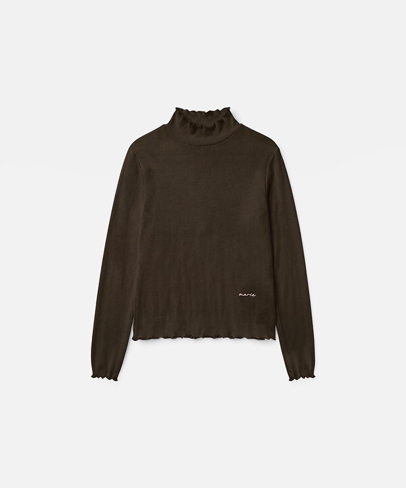 MARIE CLAIRE Wave Mock Neck Long Sleeve (Magcls03Mbr)