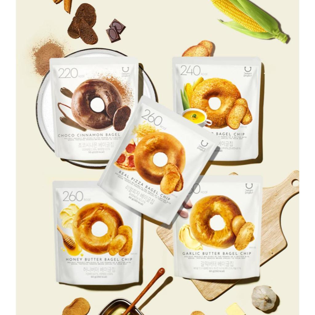 Delight project Snack Gift Set 2Types (Bagel Chips, Crispy Chips)