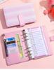 Gradient Stripe Loose-Leaf Planner - Trendy Student Notes Book
