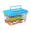 Transparent Handheld Pet Breeding Box: Large, Medium, Small - Turtle Tank, Goldfish Container, Enclosed Hamster Cage