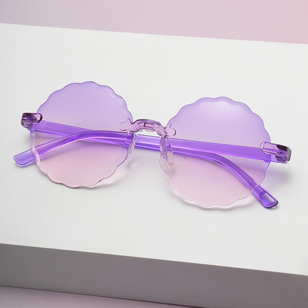 Candy Color Children'S Sunglasses Gradient Sun Glasses Round Frame Sunglasses Eyewear Outdoor Baby Shades Colorful Goggles