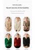 Women's Cashmere Round Neck Cardigan - 2024 Autumn/Winter Collection, Thickened Raglan Loose Knit Sweater, Versatile Outerwear.
