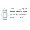 Bearing 10pieces 605rs 5*14*5(mm)