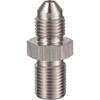3AN Male to M10x1.0 Male Stainless Steel Brake Fitting Adapter Connector