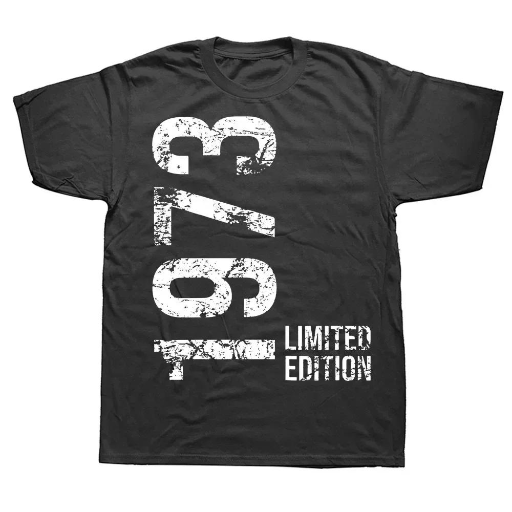 Novelty 50th 50 Years Retro Vintage 1973 T Shirts Graphic Cotton Streetwear Short Sleeve Birthday Gifts Style T-shirt Men