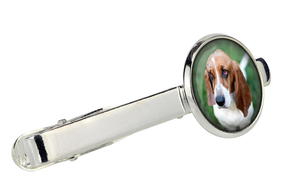 Basset Hound - pasador de corbata, adorno, joya para un atuendo de noche por Art-Dog