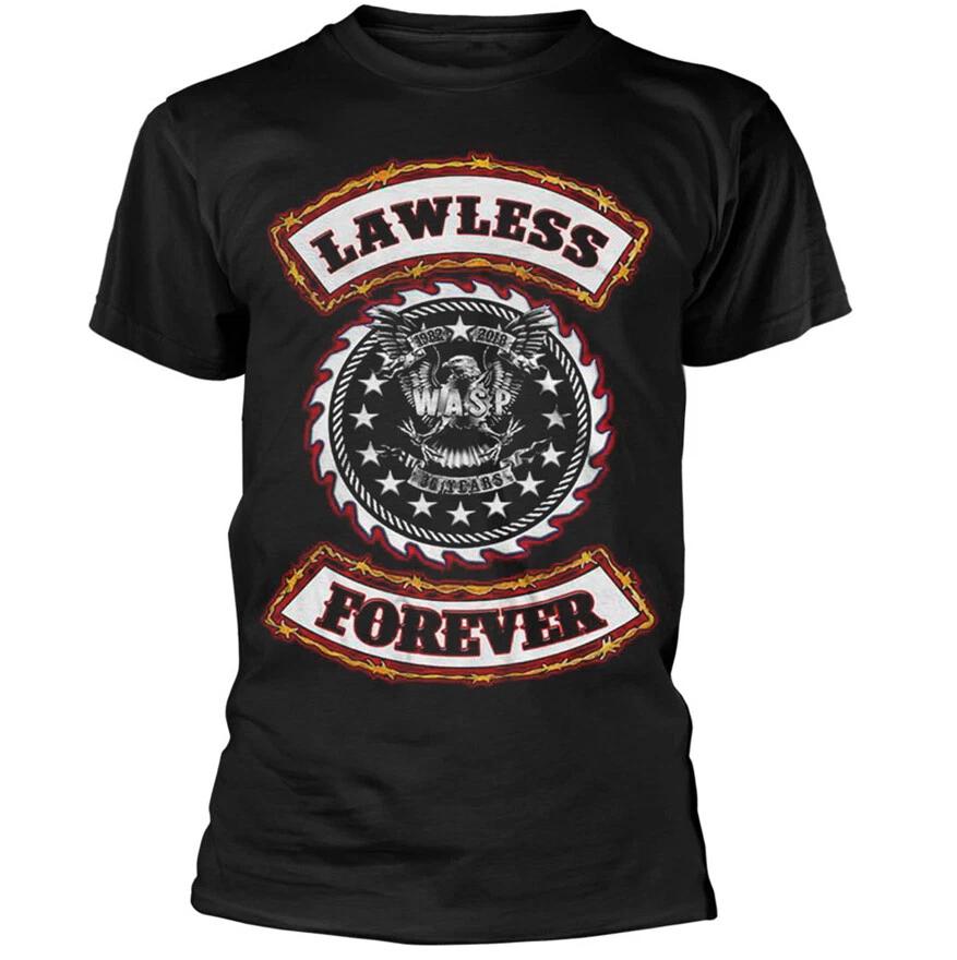 W.A.S.P. Lawless Forever T-Shirt Heavy Metal Band Tee New WASP L