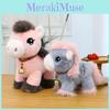Cute Cartoon Pony Plush Toy With Bell Design Children Toys For Birthday Gifts And Collectors