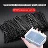 50/100Pcs Black Straight Line Hair Clip U-Shaped Needle Lady Hairpins Curly Wavy Grips Women Bobby Pins Styling Hair Accessories