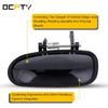 OCPTY Door Handle Exterior Rear Driver Left Side Replacement fit 1996-2000 for Honda Civic Outside Door Handle Black