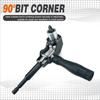 Self-Locking Power Tool Parts Black Right Angle Screwdriver Holder