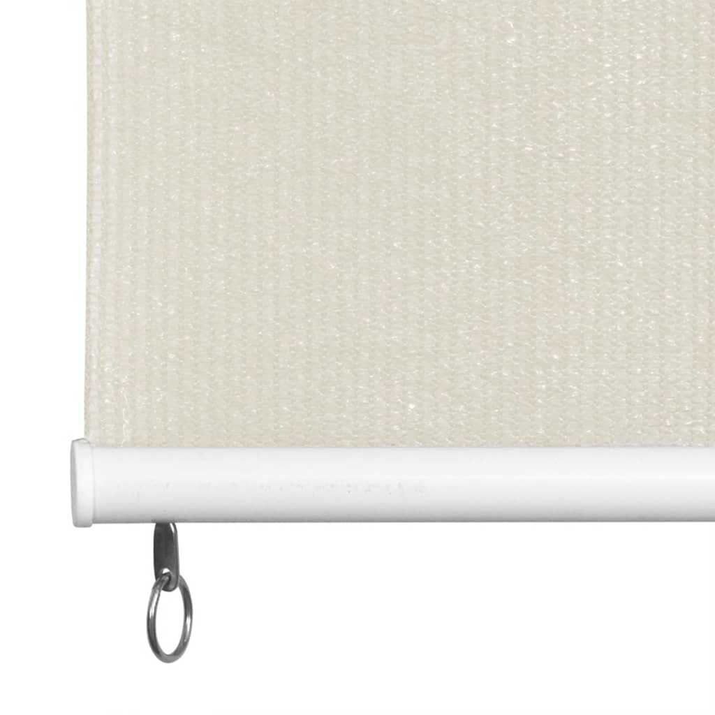 Outdoor Roller Blind 180 x 230 cm Cream White