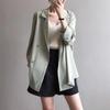 Spring Autumn Fashion Solid Casual Sunscreen Shirts Women Blouse Loose Chiffon Thin Shirt Blazer Oversize