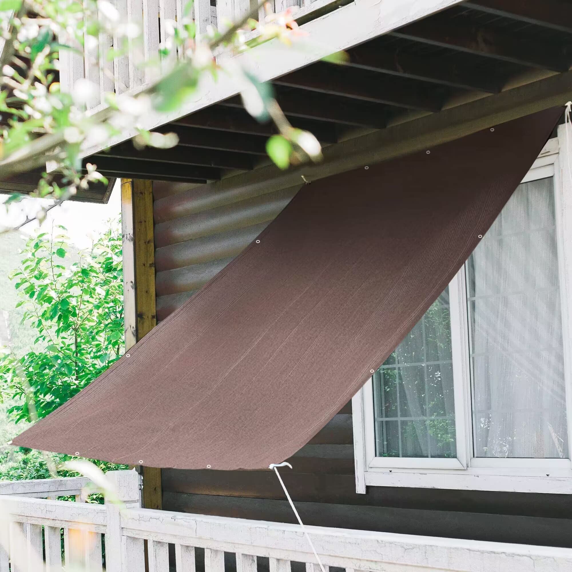 

SEASONS Sunshade x 240 for and Gardens and UV Privacy Good Easy Mocha (180 cm) Balconies, Outdoors, [Heat Protection] Screen, Ventilation,